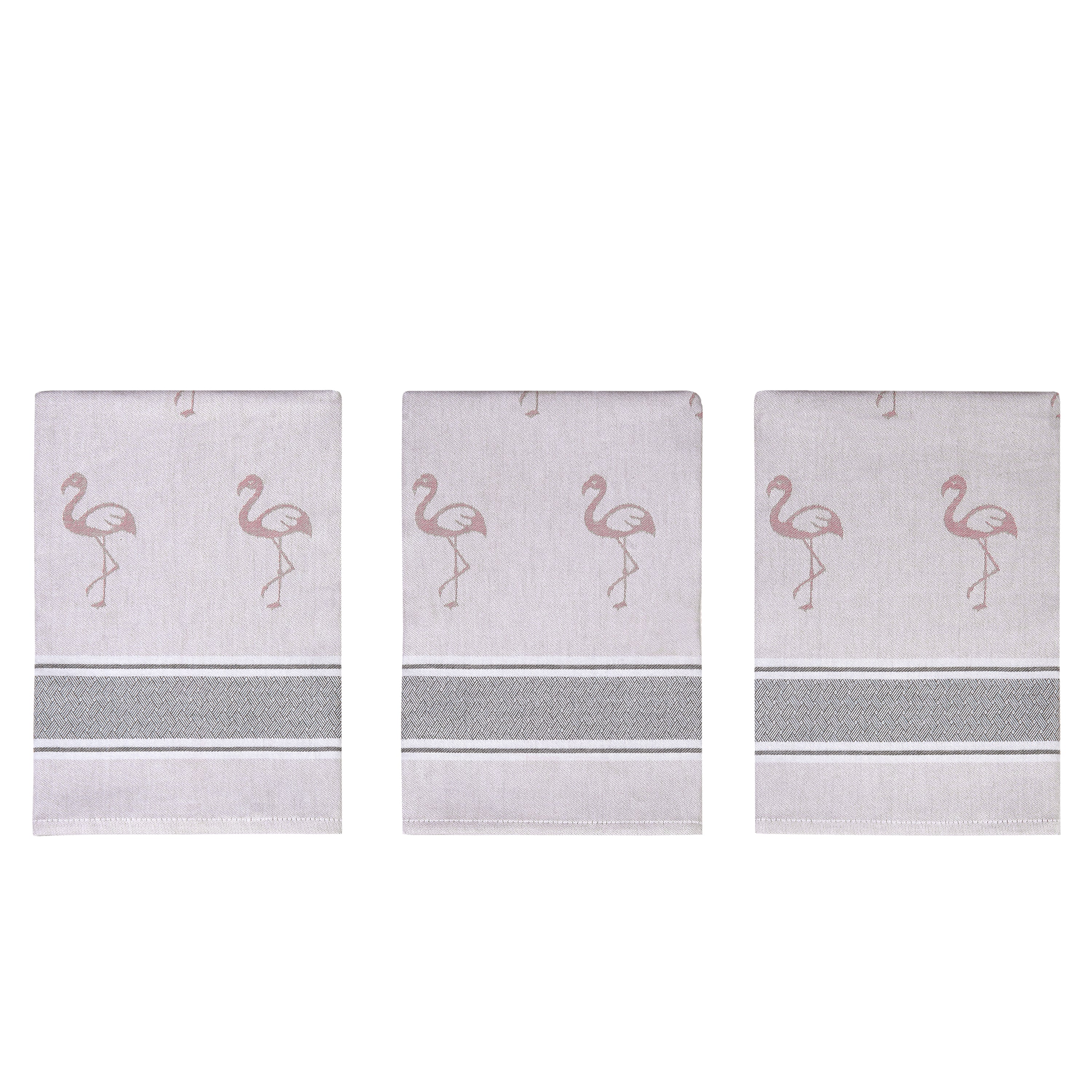 Tea towels set | flamingo
