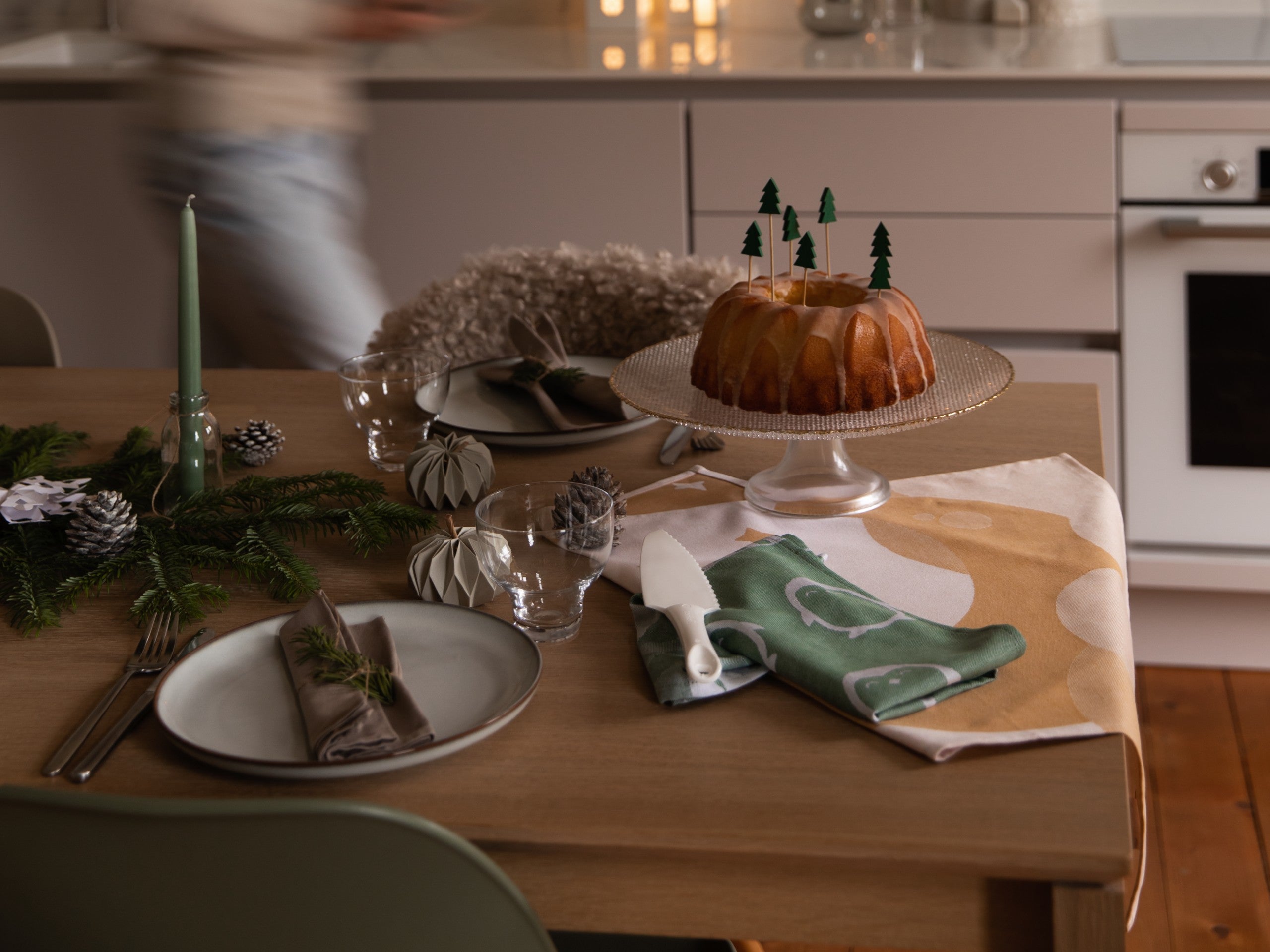 saewelo Pinguin Geschirrtuch aus Baumwolle – Küchenhandtuch, Geschirrtücher und Geschirrhandtuch, ideal als Geschenk.